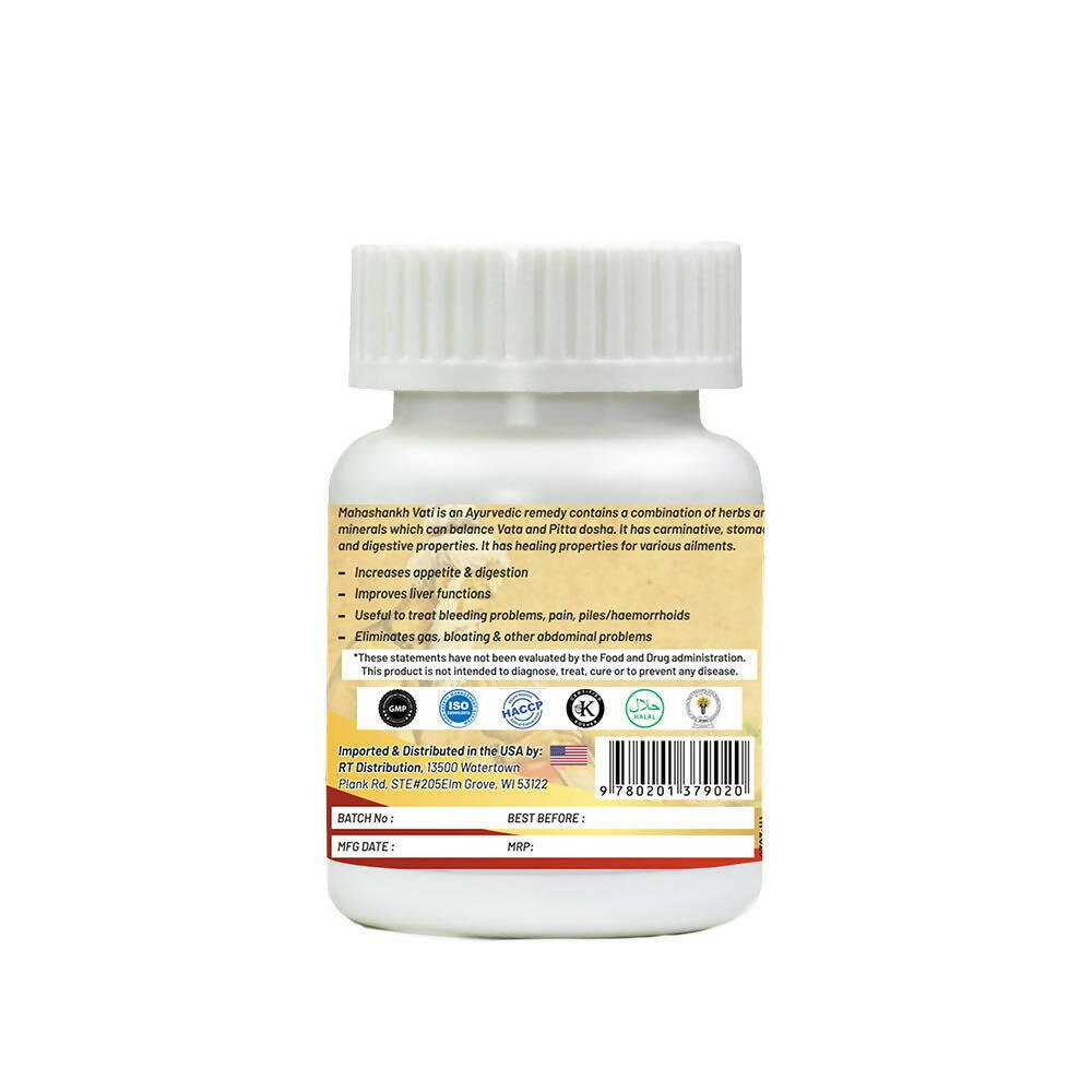 Life Aveda Mahashankh Vati Tablets - Indyancart