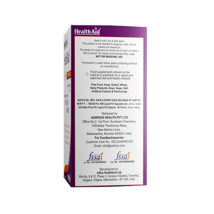 HealthAid HairSkiNail (Multivitamins for Hair, Skin and Nail) Tablets