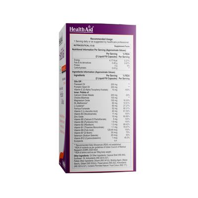 HealthAid HairSkiNail (Multivitamins for Hair, Skin and Nail) Tablets