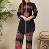 Dhiyona IE Women Ethnic Motifs Regular A-Line Pure Cotton Kurta with Palazzos Kurta Sets