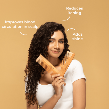 The Secret Hair Care Neem Wood Combs