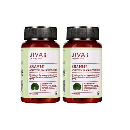 Jiva Ayurveda Brahmi Tablets - Indyancart