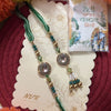 Dhiyona Set Of 2 Ad Drawstring Bhaiya Bhabhi Rakhi With Roli Chawal Chandan Mishri
