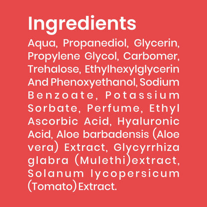 VI-JOHN Prakritik Tomato Under Eye Gel, Reduces Dark Circles, Puffiness,Fine Lines 100% Bioactives