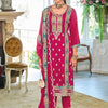 Dhiyona IE Women Ethnic Motifs Embroidered Kurta with Trousers & Dupatta