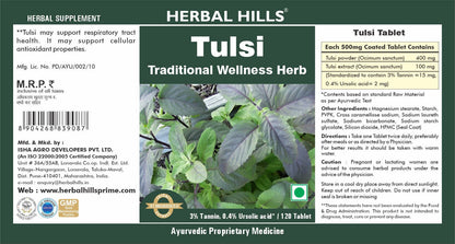 Herbal Hills Tulsi Traditional Wellness Herb Tablets