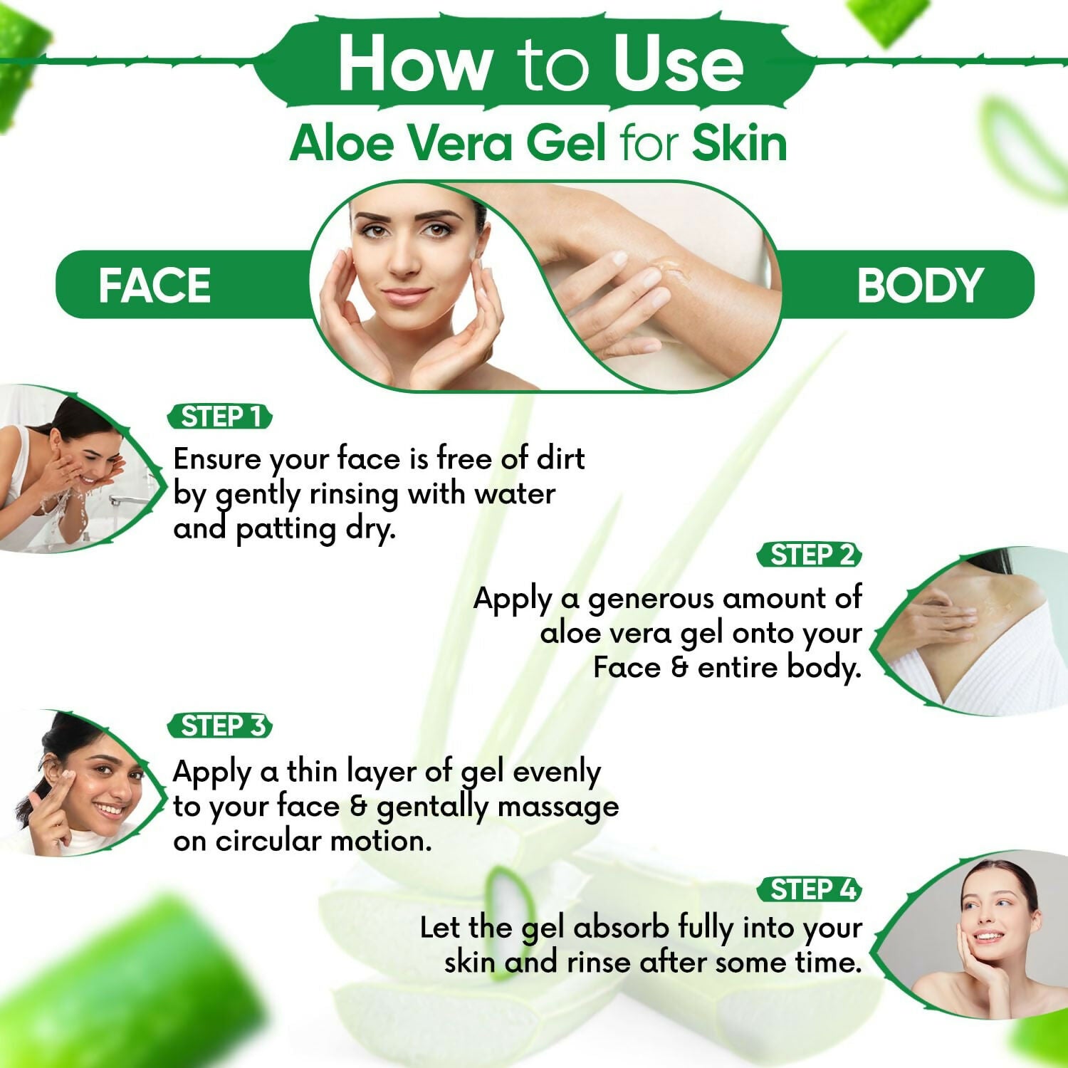 Kazima Pure Aloe Vera Gel for face, showing clear gel in a tube, used for hair, acne, scars, dark circles, and sunburn relief.