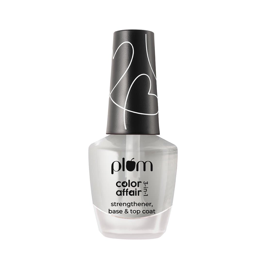 Plum Goodness Color Affair 3-in-1 Strengthener, Base & Top Coat
