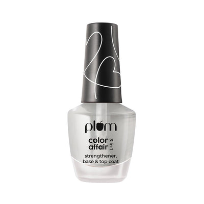 Plum Goodness Color Affair 3-in-1 Strengthener, Base & Top Coat