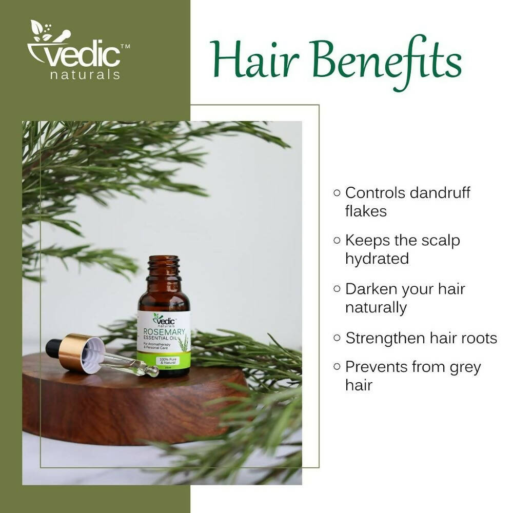 Vedic Naturals Rosemary Essential Oil - Indyancart