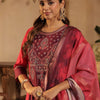 Dhiyona IE Women Solid Kurta with Trousers & Dupatta