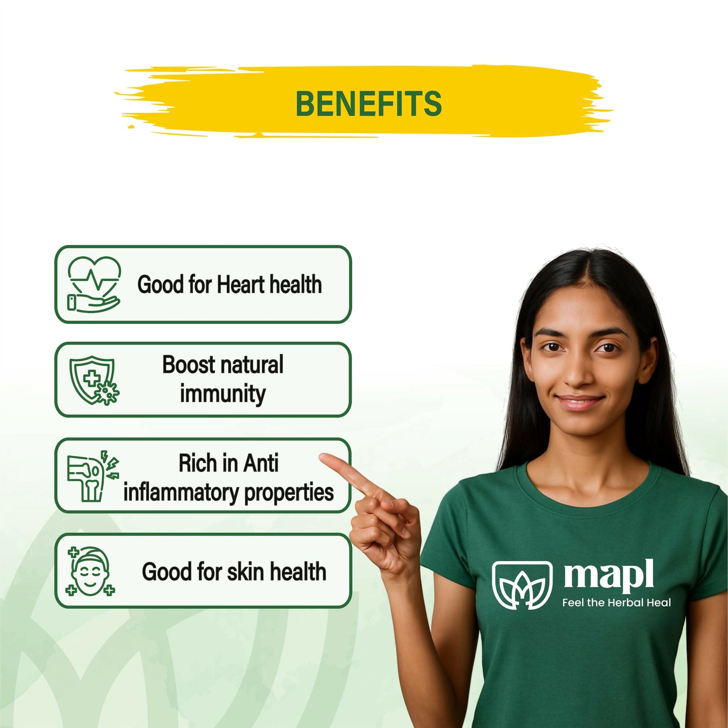 MAPL Cold-Pressed Turmeric & Balck Pepper Juice