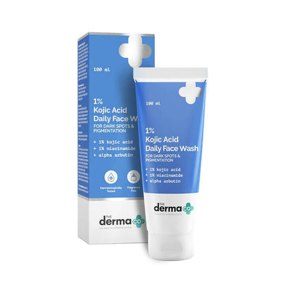 The Derma Co 1% Kojic Acid Face Wash For Dark Spots & Pigmentation - Indyancart