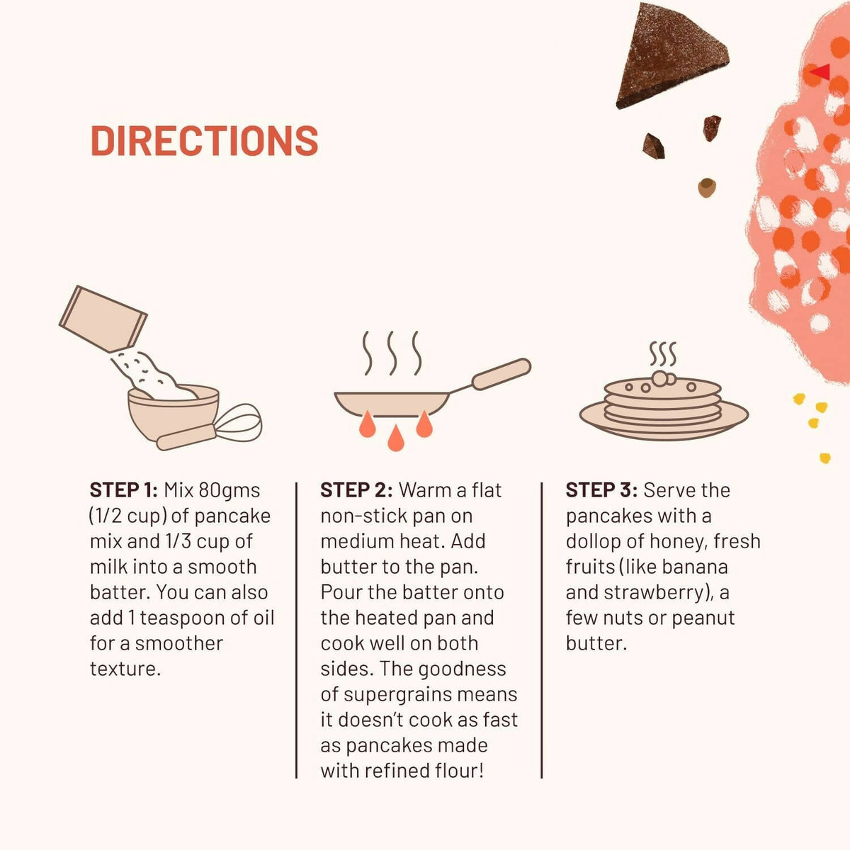 Mille Banana Choco-Chip Millet Pancake