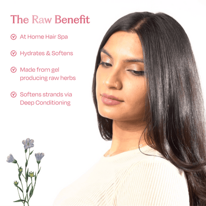 Sacred Grove Marshmallow Root Hair Mask for conditioning and repairing dry, damaged hair, with natural botanical ingredients.