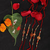 Dhiyona Set Of 5 Beaded Rakhi