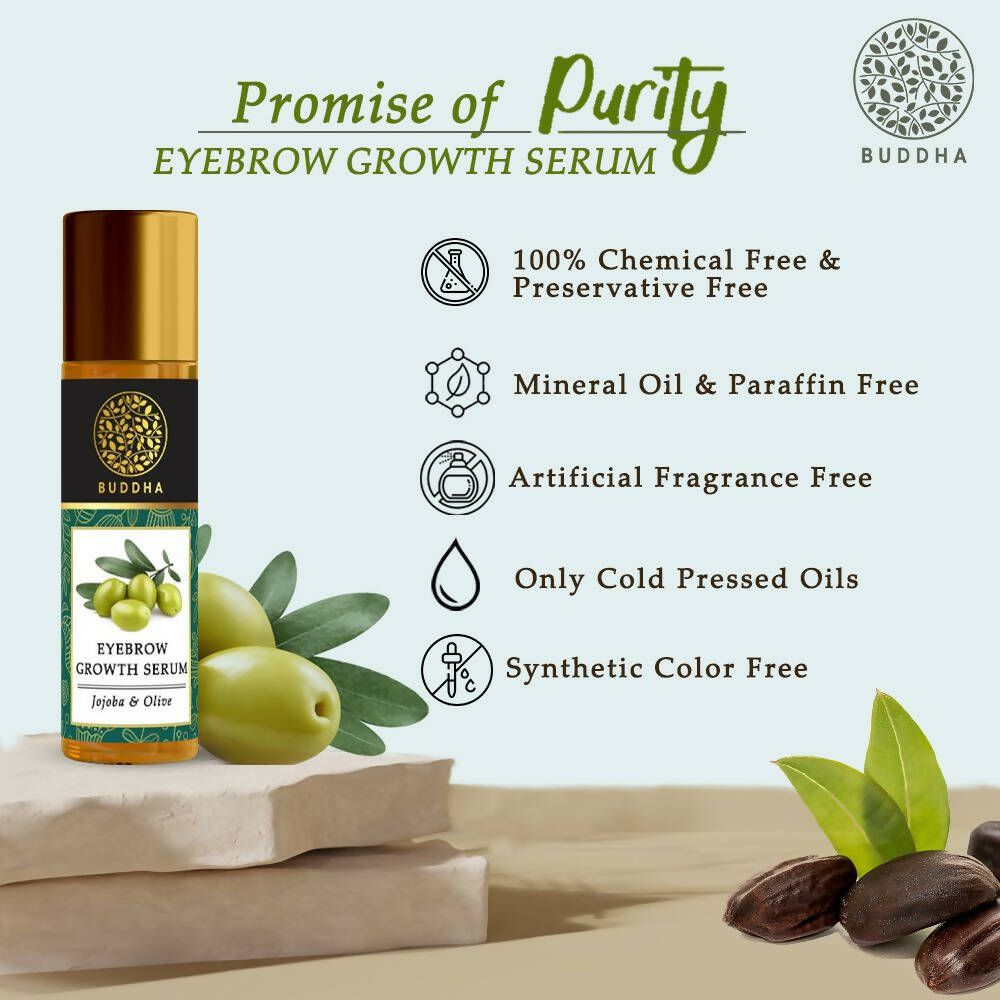 Buddha Natural Eyebrow Growth Serum Oil - Indyancart