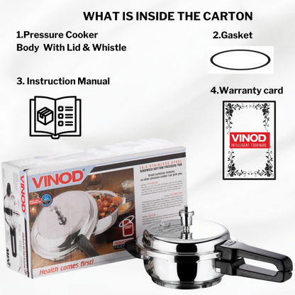Vinod Stainless Steel Pressure Cooker