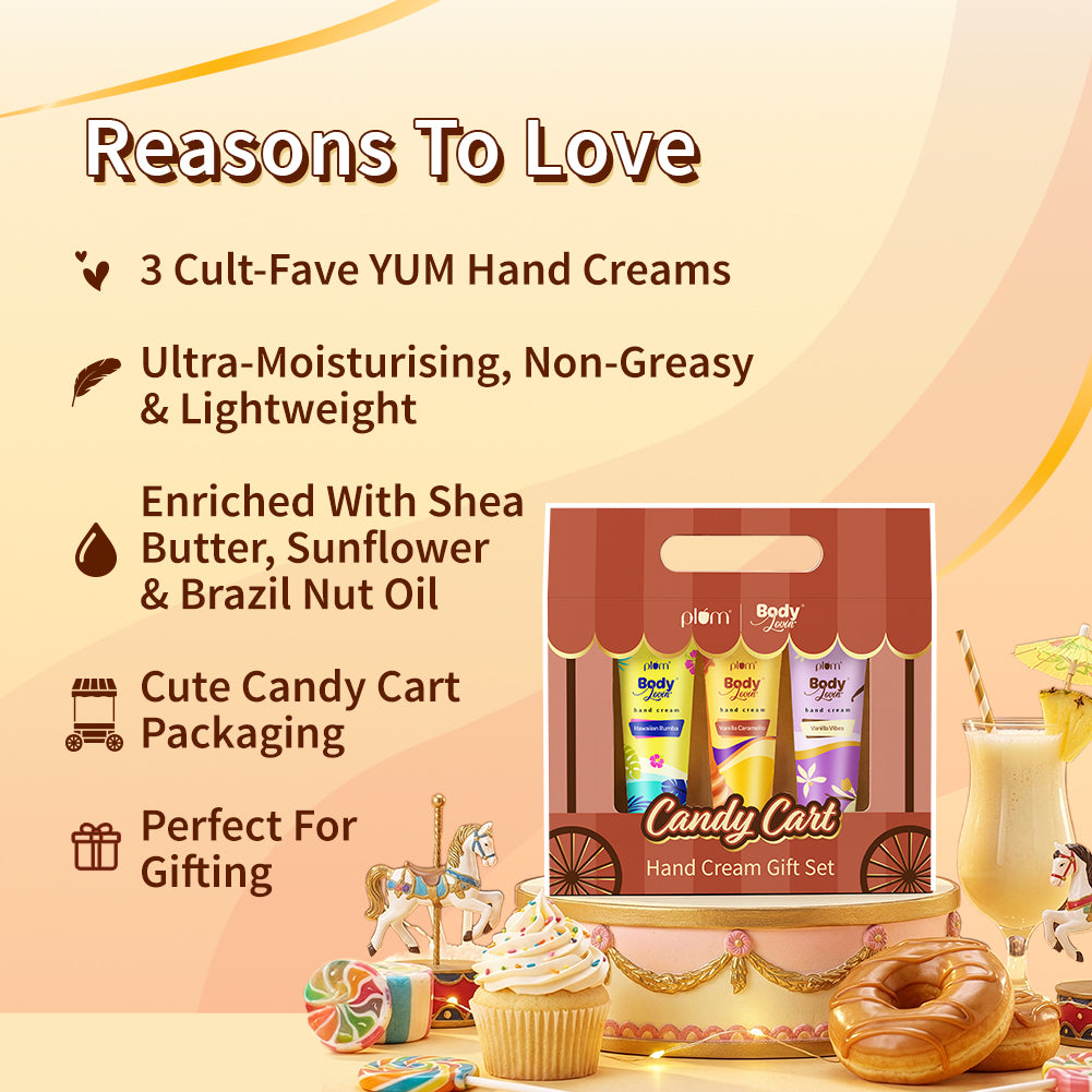 Plum Goodness Candy Cart Hand Cream Gift Set by BodyLovin'
