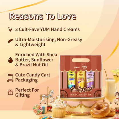 Plum Goodness Candy Cart Hand Cream Gift Set by BodyLovin'