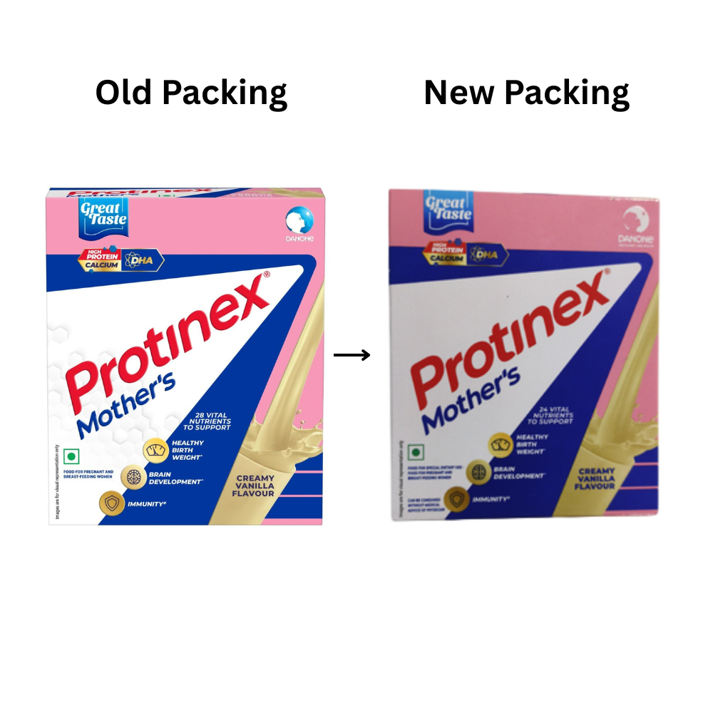 Protinex Mother's Nutritional Mix - Creamy Vanilla Flavour | With 28 Vital Nutrients to Support Healthy Birth Weight, Brain Development & Immunity - Indyancart