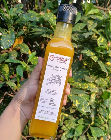 Satjeevan Organic Wood-Pressed Mahua Oil - Indyancart