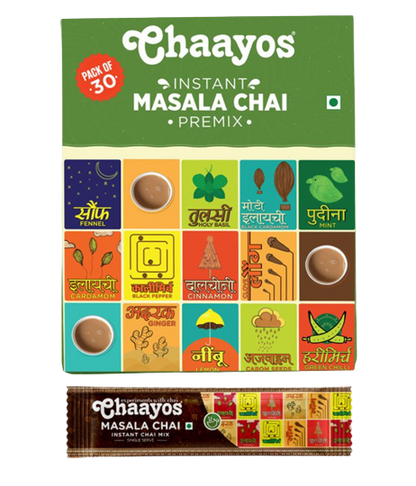 Chaayos Instant Tea Premix Masala Chai Sachets - Indyancart