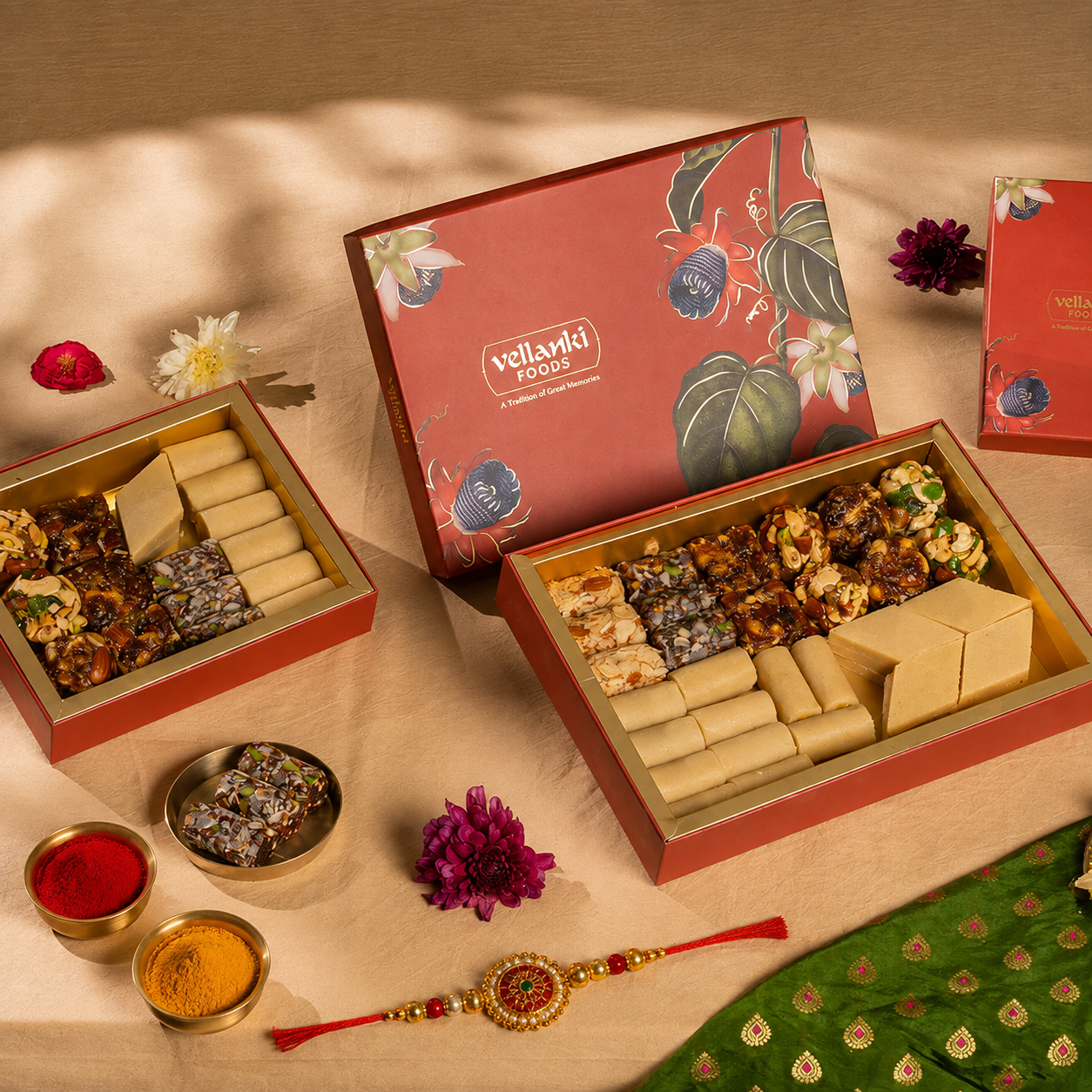 Vellanki Rakhi Special Assorted Dryfruits Sweets