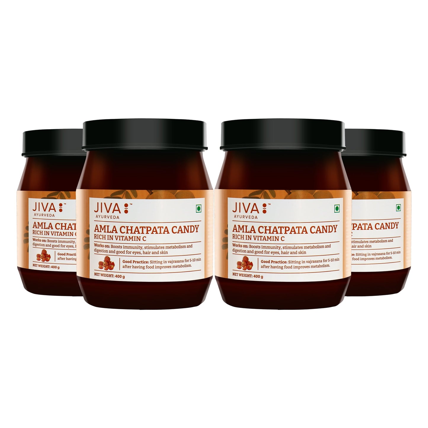 Jiva Ayurveda Chatpata Amla Candy - Indyancart