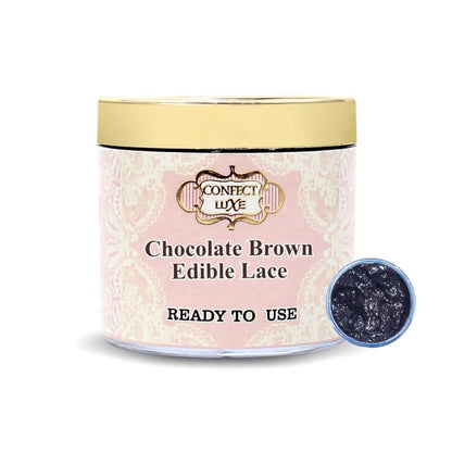 Confect Chocolate Brown | Edible Lace