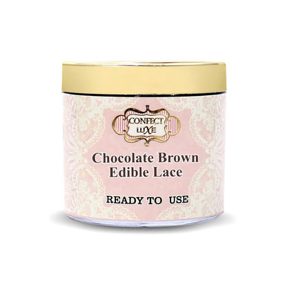 Confect Chocolate Brown | Edible Lace