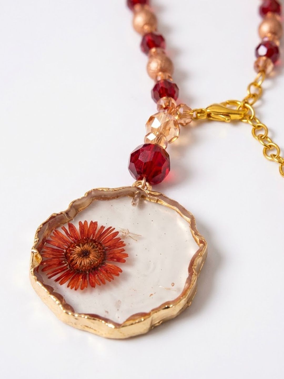 Anouk Set Of 2 Gold Toned Red Artificial Beads Bhaiya Bhabhi Rakhi