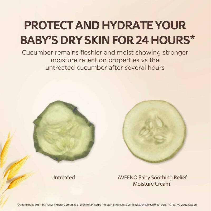 Aveeno Baby Soothing Relief Moisture Cream - Indyancart