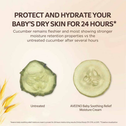 Aveeno Baby Soothing Relief Moisture Cream - Indyancart