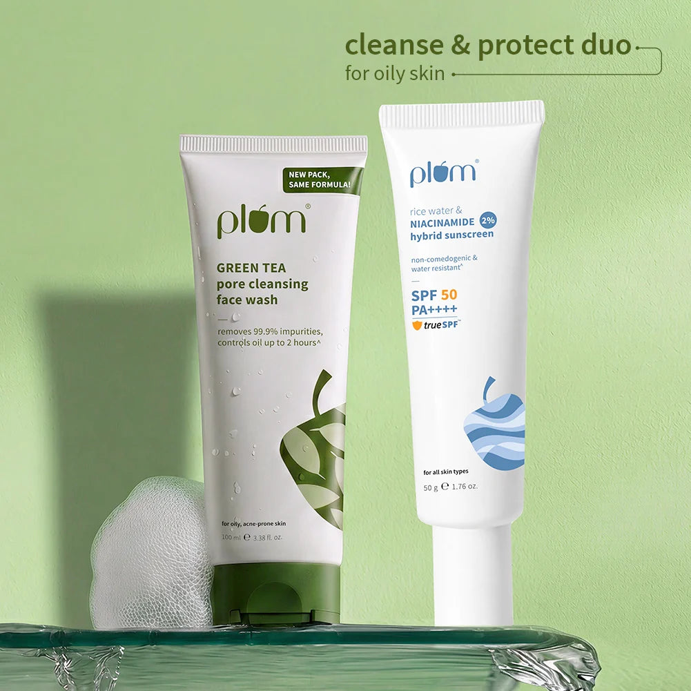 Cleanse & Protect Duo For Oily Skin