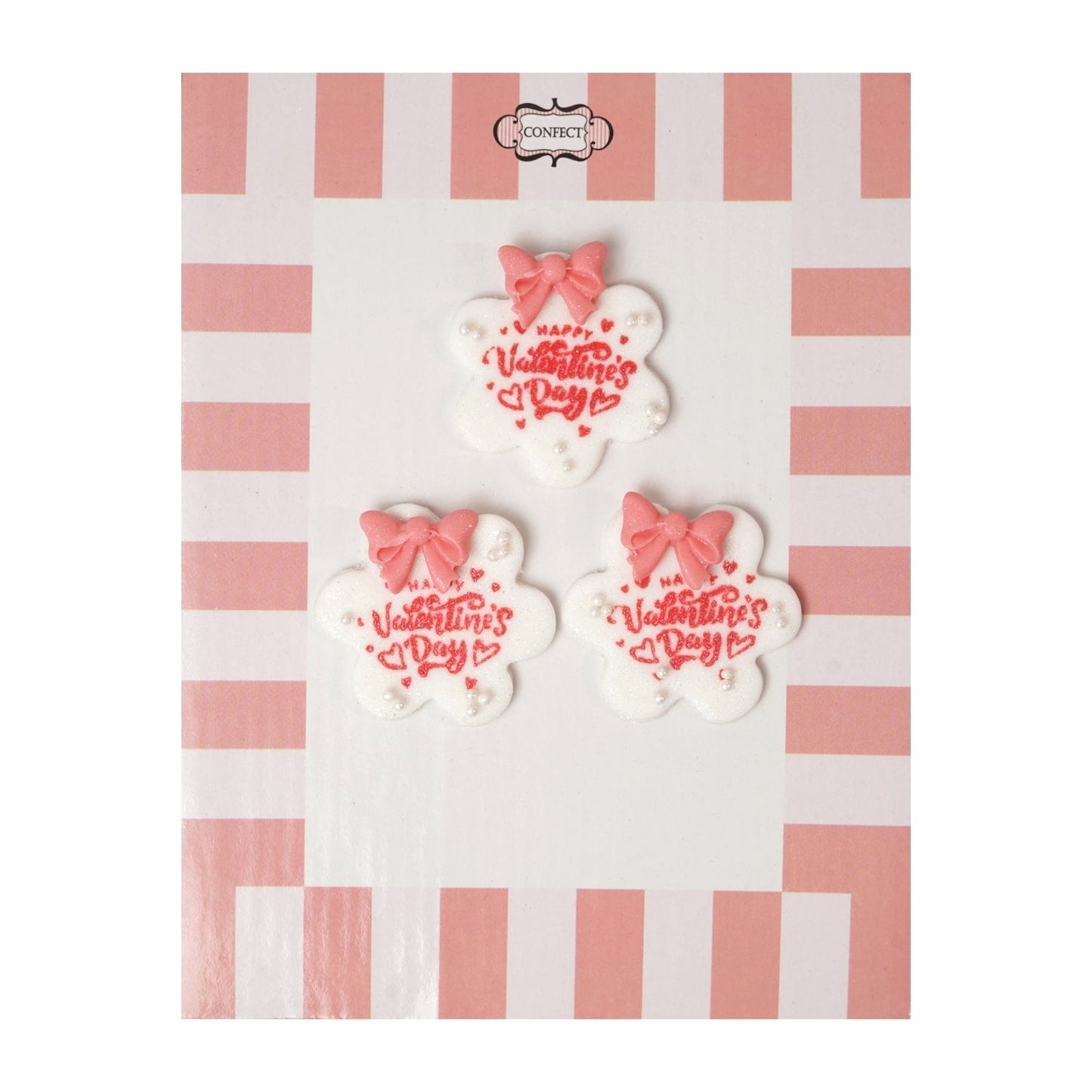 Confect Pack of 6 Valentine Cake & Cupcake Topper 02