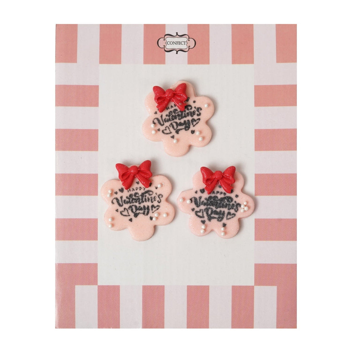 Confect Pack of 6 Valentine Cake & Cupcake Topper 02