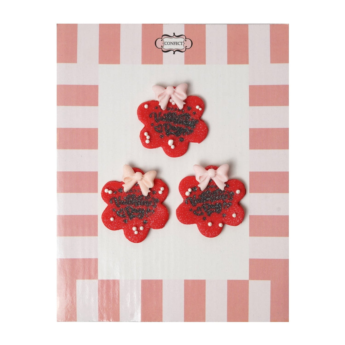 Confect Pack of 6 Valentine Cake & Cupcake Topper 02