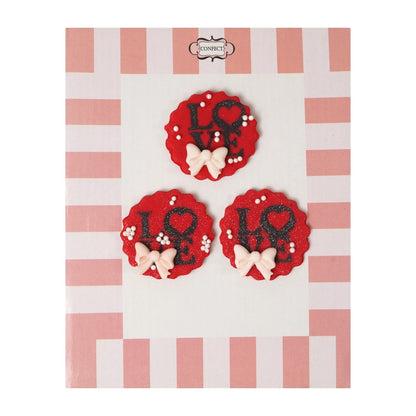 Confect Pack of 6 Valentine Cake & Cupcake Topper 01