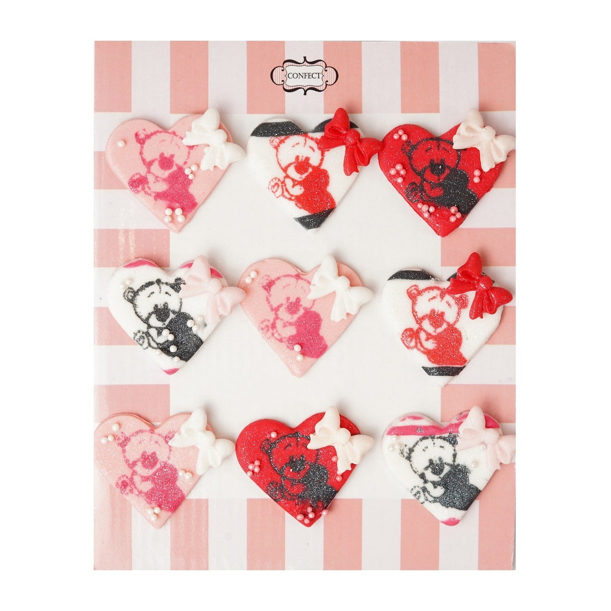 Confect Pack of 6 Valentine Cake & Cupcake Topper 04