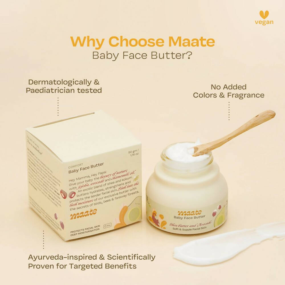 Maate Baby Face Butter Enriched with Shea Butter & Avocado - Indyancart