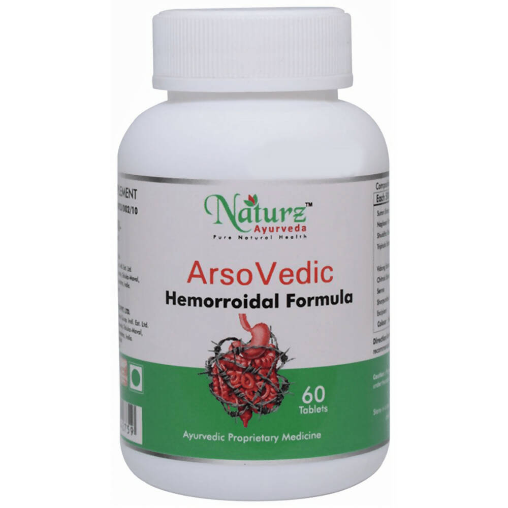 Naturz Ayurveda Arso Vedic Hemorroidal Formula Tablets