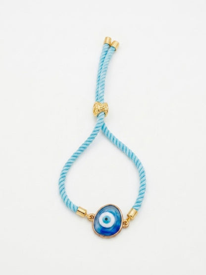 Anouk Set Of 2 Blue Evil Eye Bhaiya Bhabhi Wraparound Rakhi