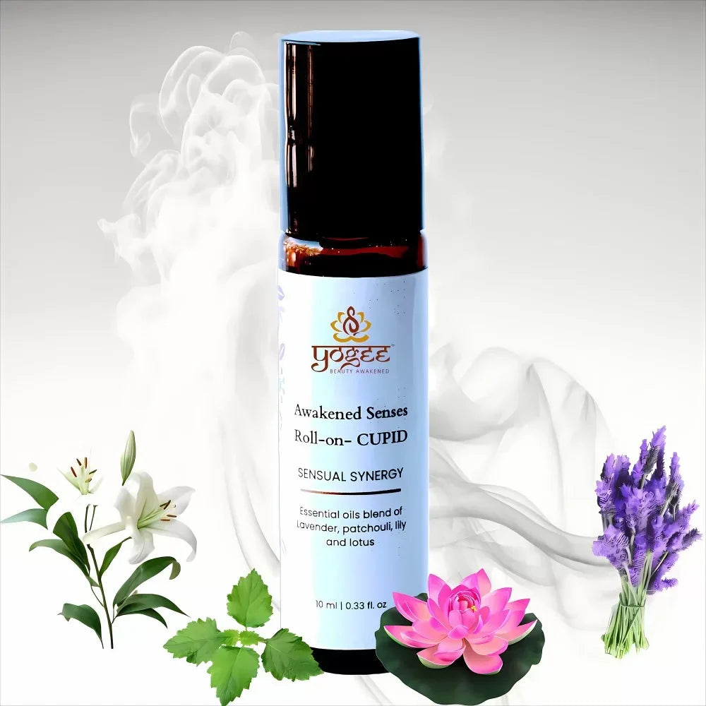 Yogez Awakened Senses Temple Roll-On- CUPID- Aromatherapy blend for romance