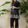 Dhiyona IE Embroidered Shirt Collar Three-Quarter Sleeves Pure Cotton Tunic And Trousers