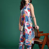 Dhiyona IE Printed Sleeveless Pure Cotton Tunic With Trouser