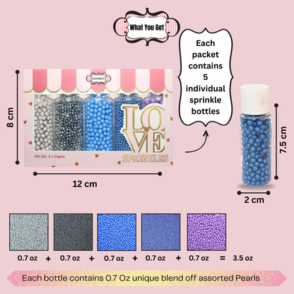 Confect Sea Disco Balls Assorted Sprinkles (DB-04)