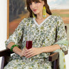 Indyancart IE Women Floral Printed Regular Pure Cotton Kurta with Trousers & With Dupatta