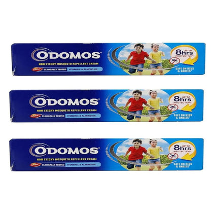 Dabur Odomos Non-Sticky Mosquito Repellent Cream With Vitamin E & Almond - Indyancart