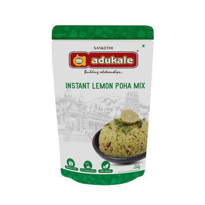 Adukale Instant Lemon Poha Mix - Indyancart